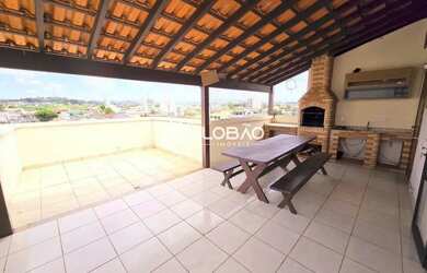 Imagem: O apartamento na cobertura possui 3 Dormitórios, 4 Banheiros