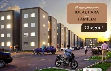 Imagem: O apartamento possui 2 Dormitórios, 1 Banheiro, 1 Vaga na garagem