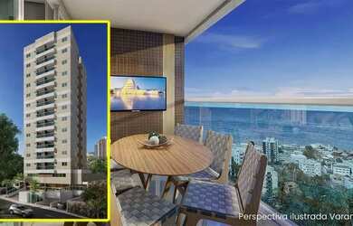 Imagem: O apartamento possui 2 Dormitórios, 2 Banheiros, 1 Vaga na