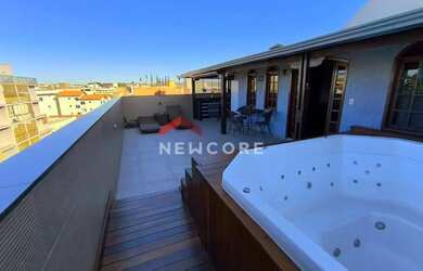 Imagem: O apartamento na cobertura possui 3 Dormitórios, 3 Banheiros