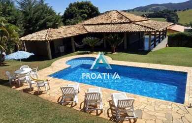 Imagem: A chácara possui 250m² de Área e Imóvel novo e está localizado