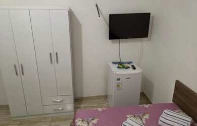 Imagem 3: Linda Suíte Ao Lado Metrô Perto Sp Expo Quarto Mobiliado Zona Sul Frigobar Tv Cama Casal