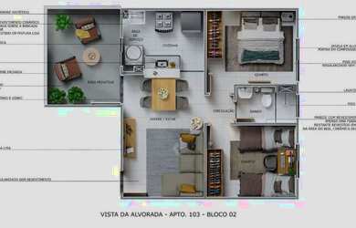 Imagem 4: Vista da Alvorada Conforto e Praticidade no Bairro Da Paz