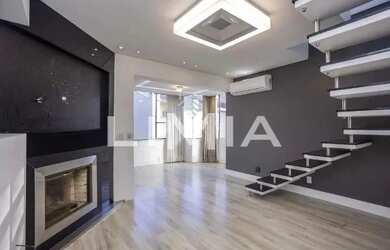 Imagem: O apartamento na cobertura possui 3 Dormitórios, 3 Banheiros