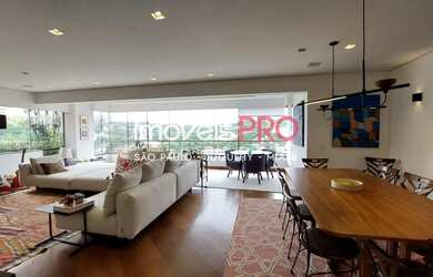 Imagem: O apartamento na cobertura possui 4 Dormitórios, 5 Banheiros