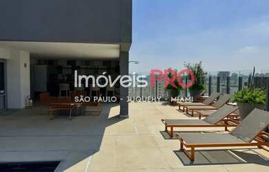 Imagem 15: Studio de 24m2. Piscina, Churrasqueira, Varandae24m² de Área