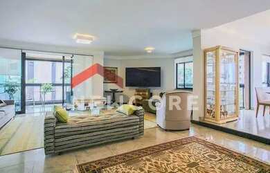 Imagem: O apartamento possui 5 Dormitórios, 5 Banheiros, 4 Vagas na