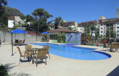 Imagem: O apartamento possui 2 Dormitórios, 1 Banheiro, 1 Vaga na garagem