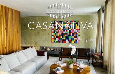 Imagem: A casa em condomínio possui 5 Dormitórios, 5 Banheiros, 4