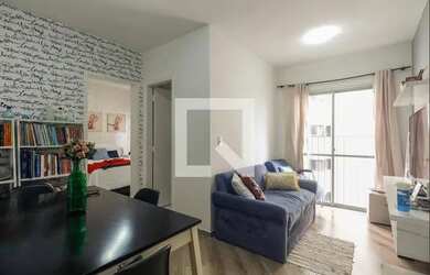 Imagem: O apartamento possui 1 Dormitório, 1 Banheiro, 1 Vaga na garagem