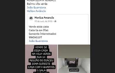 Imagem: A casa possui 2 Dormitórios, 1 Banheiro, 1 Vaga na garagem