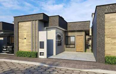 Imagem: A casa possui 2 Dormitórios, 1 Banheiro, 1 Vaga na garagem