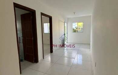 Imagem: O apartamento possui 2 Dormitórios, 1 Banheiro, 1 Vaga na garagem