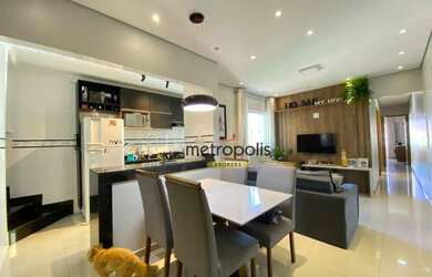 Imagem: O apartamento na cobertura possui 3 Dormitórios, 3 Banheiros