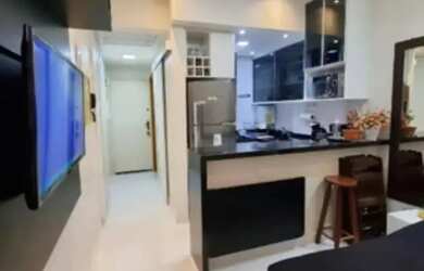 Imagem: O apartamento possui 1 Dormitório, 1 Banheiro, 30m² de Área