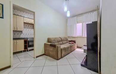 Imagem: O apartamento possui 1 Dormitório, 1 Banheiro, 39m² de Área