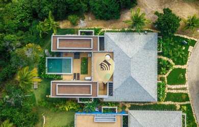 Imagem: A casa em condomínio possui 5 Dormitórios, 5 Banheiros, 1