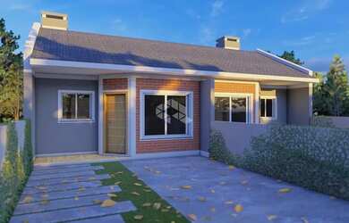 Imagem: A casa possui 2 Dormitórios, 1 Banheiro, 1 Vaga na garagem