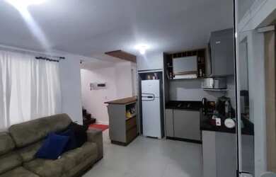 Imagem: A casa em condomínio possui 2 Dormitórios, 3 Banheiros, 1