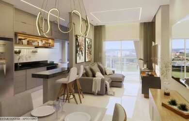 Imagem: O apartamento possui 3 Dormitórios, 2 Banheiros, 2 Vagas na