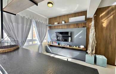 Imagem 8: Apartamento com 2 suítes lavabo, mobiliado e decorado com vista para...