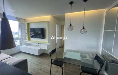 Imagem 4: Apartamento MOBILIADO para locação 2 dormitórios, suíte, 2 banheiros, 1 vaga de carro no B