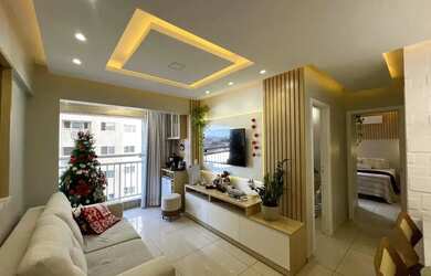 Imagem: O apartamento possui 2 Dormitórios, 1 Banheiro, 1 Vaga na garagem