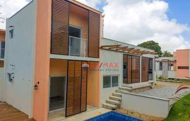 Imagem: A casa em condomínio possui 3 Dormitórios, 3 Banheiros, 1