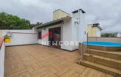 Imagem: O apartamento na cobertura possui 2 Dormitórios, 3 Banheiros