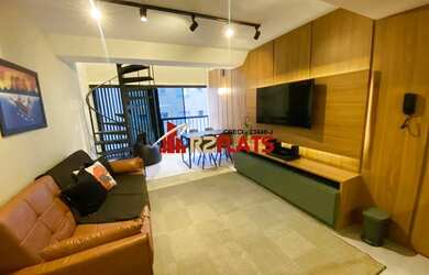 Imagem: O studio possui 1 Dormitório, 1 Banheiro, 1 Vaga na garagem