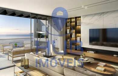 Imagem: O apartamento na cobertura possui 4 Dormitórios, 5 Banheiros