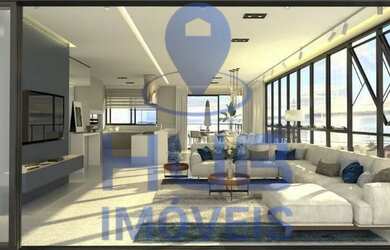 Imagem: O apartamento na cobertura possui 4 Dormitórios, 5 Banheiros