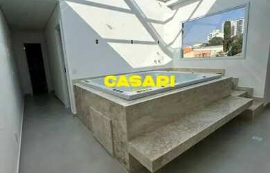 Imagem: O apartamento na cobertura possui 4 Dormitórios, 3 Banheiros