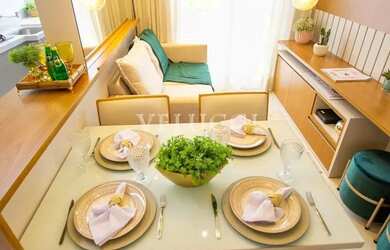 Imagem: O apartamento possui 2 Dormitórios, 1 Banheiro, 2 Vagas na