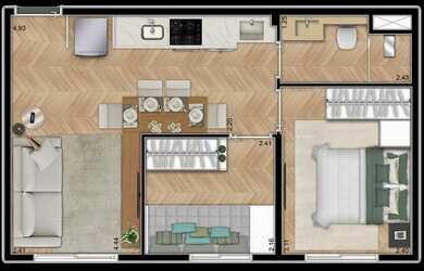 Imagem 7: Apartamento ao lado do terminal Pirituba 2 Dormitórios