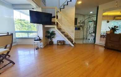 Imagem: O apartamento na cobertura possui 3 Dormitórios, 4 Banheiros