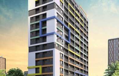 Imagem: O apartamento possui 1 Dormitório, 1 Banheiro, 27m² de Área