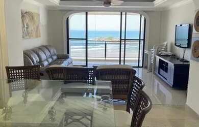 Imagem 1: Apartamento temporada Guarujá frente ao mar