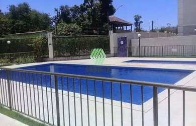 Imagem: O apartamento possui 2 Dormitórios, 1 Banheiro, 1 Vaga na garagem