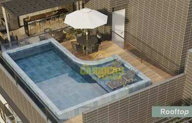 Imagem: O apartamento possui 1 Dormitório, 1 Banheiro, 1 Vaga na garagem