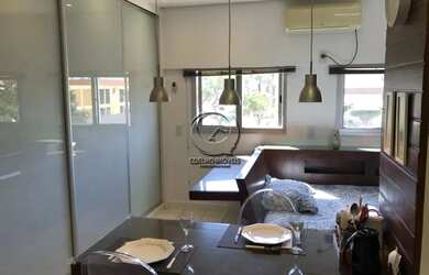 Imagem: A kitnet possui 1 Dormitório, 1 Banheiro, 1 Vaga na garagem