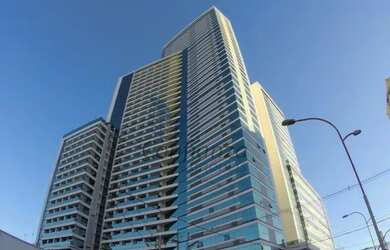 Imagem: O apartamento possui 1 Dormitório, 1 Banheiro, 1 Vaga na garagem