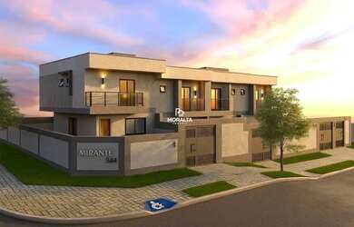 Imagem: A casa possui 3 Dormitórios, 2 Banheiros, 2 Vagas na garagem