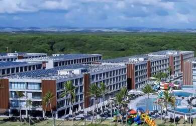 Imagem 6: COTA PORTO 2 LIFE. Piscina, Churrasqueira, Imóvel mobiliadoeAr-condicionado