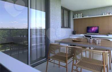 Imagem: O apartamento na cobertura possui 2 Dormitórios, 2 Banheiros