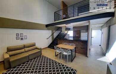 Imagem: O apartamento possui 1 Dormitório, 1 Banheiro, 1 Vaga na garagem