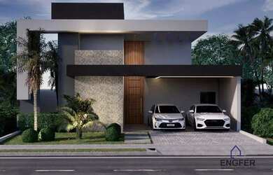 Imagem: A casa em condomínio possui 3 Dormitórios, 5 Banheiros, 195m²