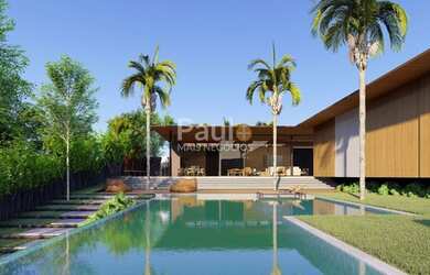 Imagem: A casa em condomínio possui 5 Dormitórios, 5 Banheiros, 4