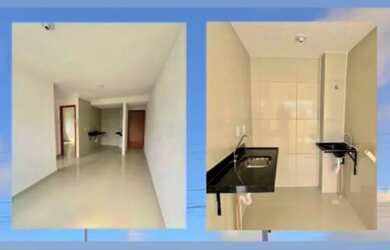 Imagem: O apartamento possui 2 Dormitórios, 1 Banheiro, 1 Vaga na garagem