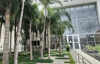 Imagem: O apartamento possui 1 Dormitório, 1 Banheiro, 2 Vagas na garagem